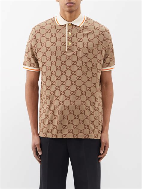 gucci polo shirt beige